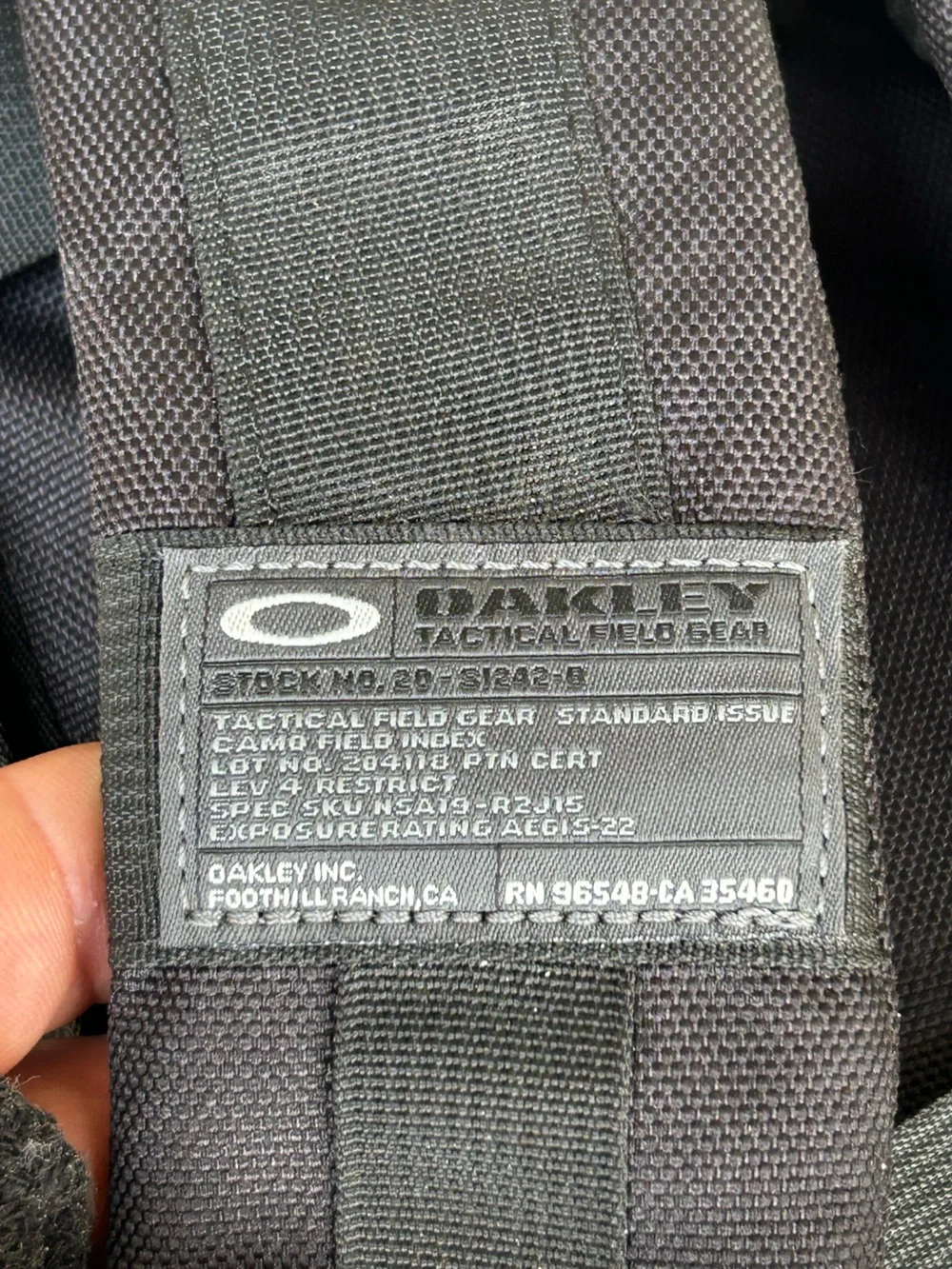 NWT! OAKLEY Tactical Field Gear Dry Goods 68L Duffle Bag *LOGO*